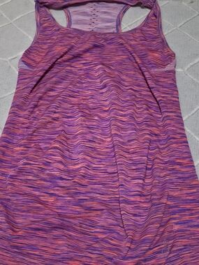 4/$25 Deal! Space-Dye Racerback Tank in Purple & Pink